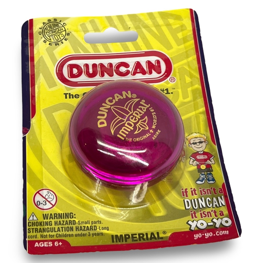 Duncan Imperial Yo-Yo Kids Beginner Translucent Pink New